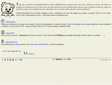 Tablet Screenshot of medved.braillnet.cz